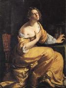 Artemisia gentileschi Mary Magdalen oil painting artist